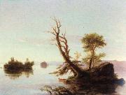 Thomas Cole american lake scene painting